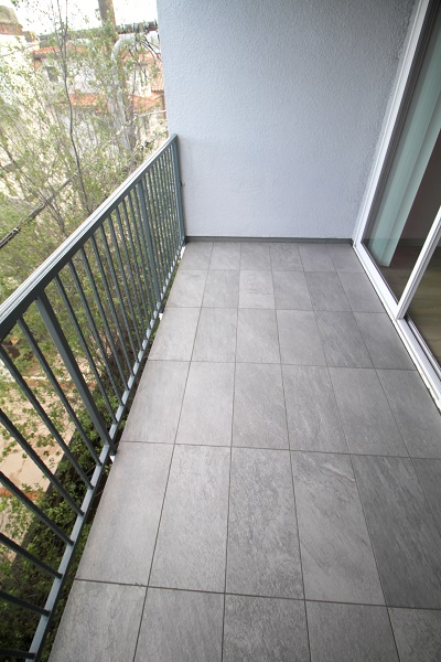 Large balcony off living room