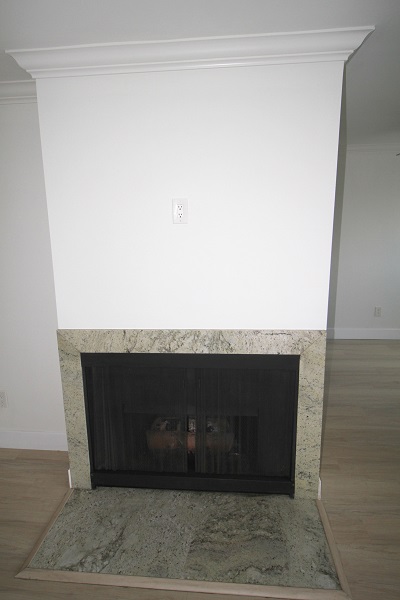 Gas Fireplace in Living Room