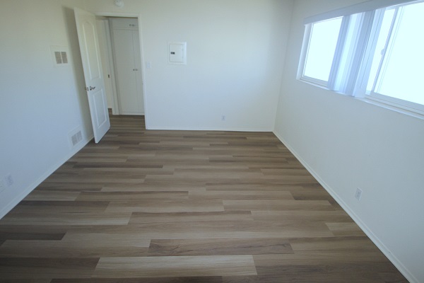 Large bedroom with ample closets