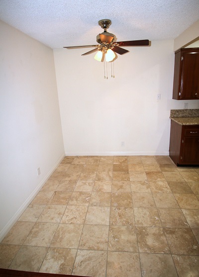 Dining room with Imported Travertine marble Tile Dining Room with imported Travertine Floor