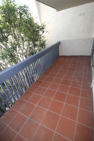 Large Balcony off Living Roomwith Imported Terra Cotta tile Large Balcony off Living Room with imported Terra Cotta tiles