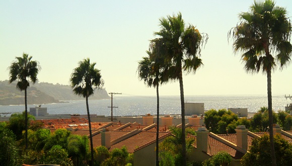 Actual Ocean and Palos Verdes View from Bedroom