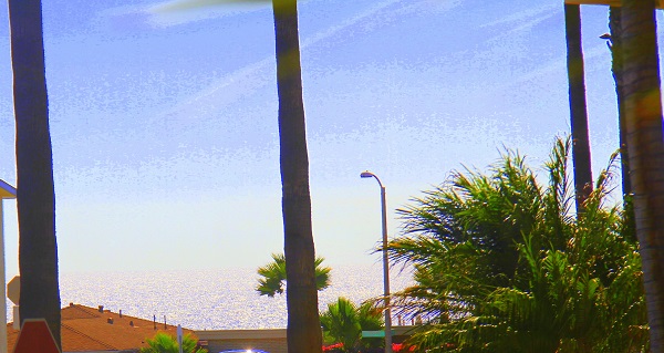 Ocean view from bedrooms